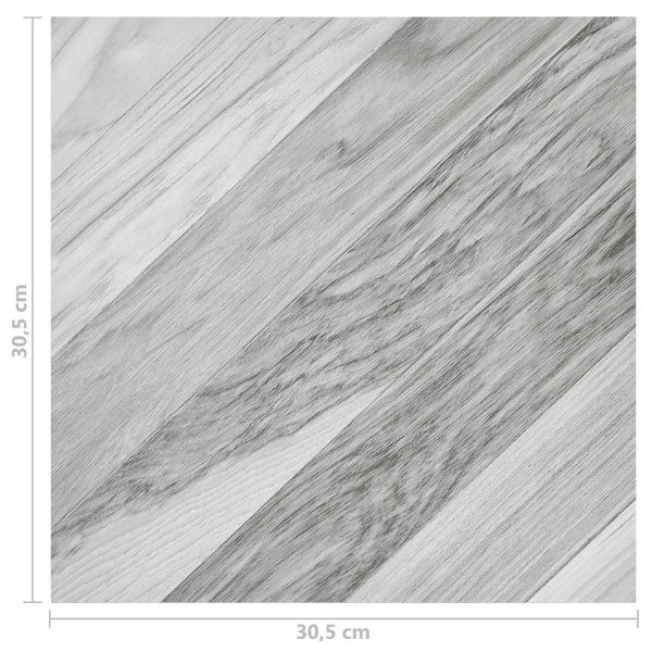 Дъски за под 55 pcs Сив 5,11 м² ПВЦ