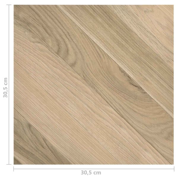 Дъски за под 55 pcs Кафяво 5,11 м² ПВЦ