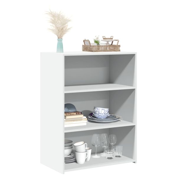 Бюфет, бял, 70x41x93 см, инженерно дърво