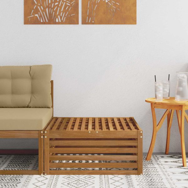 Външна табуретка Естествен 79 x 79 x 37 см