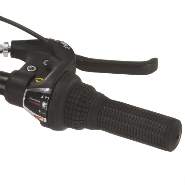 Планински велосипед, 21 скорости, 26 цола, 49 см, черен