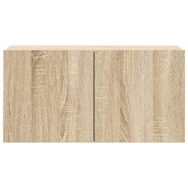 Комплект ТВ шкафове от 7 части, сонома дъб, инженерно дърво7