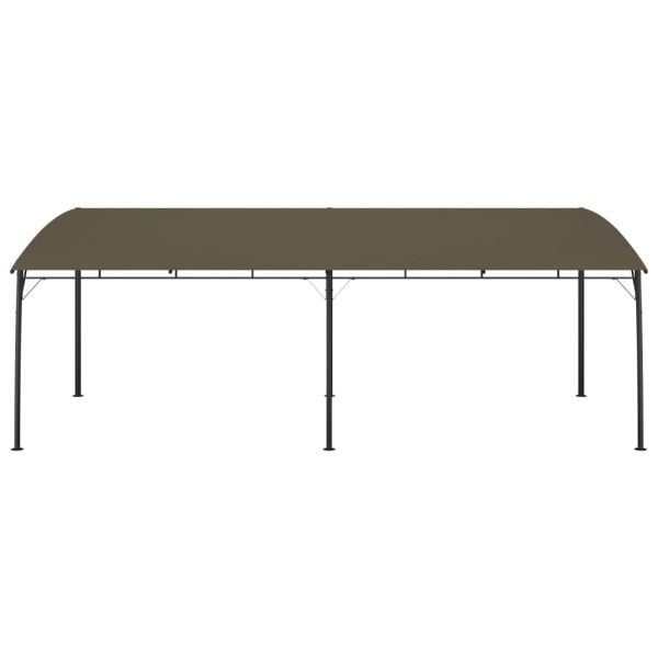 Градинска тента сенник, 6x3x2,55 м, таупе