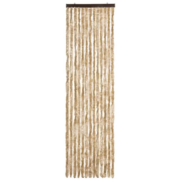 Завеса против насекоми, бежова, 56x200 см, шенил