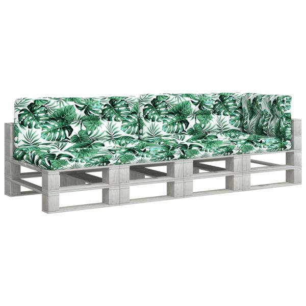 Палетни възглавници, 5 бр, на листа, текстил