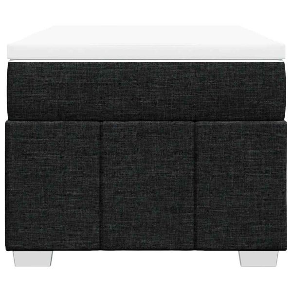 Боксспринг легло с матрак, черно, 100x200 см, плат