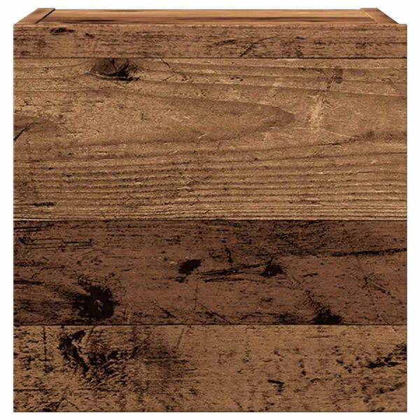 Комплект ТВ шкафове за стенен монтаж 5 части, инженерно дърво