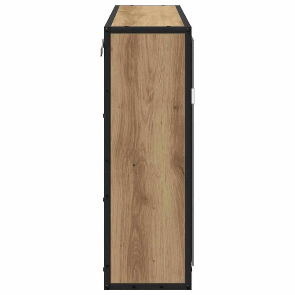 Стенен рафт с рафт Монтиране на стена Дъб 65 x 20 x 60 см