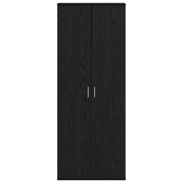 Висок шкаф Черния дъб 70 x 33.5 x 180 см Инженерно дърво
