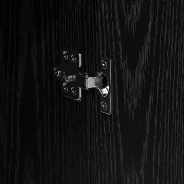 Висок шкаф Черния дъб 70 x 33.5 x 180 см Инженерно дърво