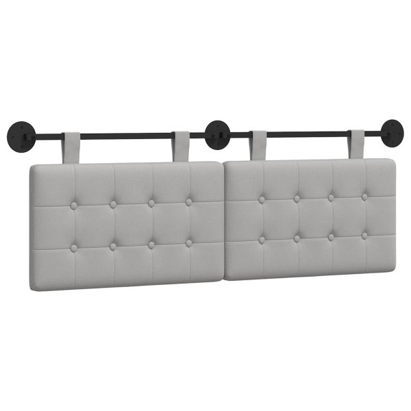 Висяща табла Облачно сиво 150 x 55 x 5 см текстил