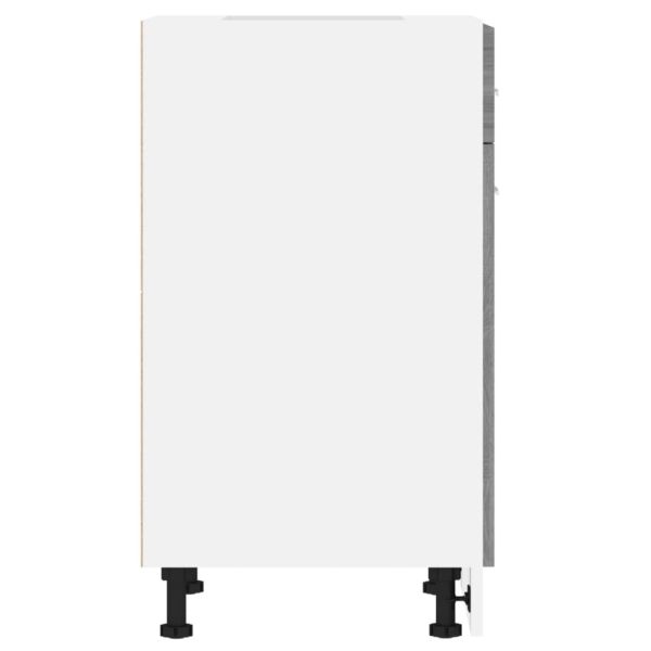 Шкаф с чекмеджета "Lyon", сив, цвят сонома, 50x46x81,5 см, инженерно дърво