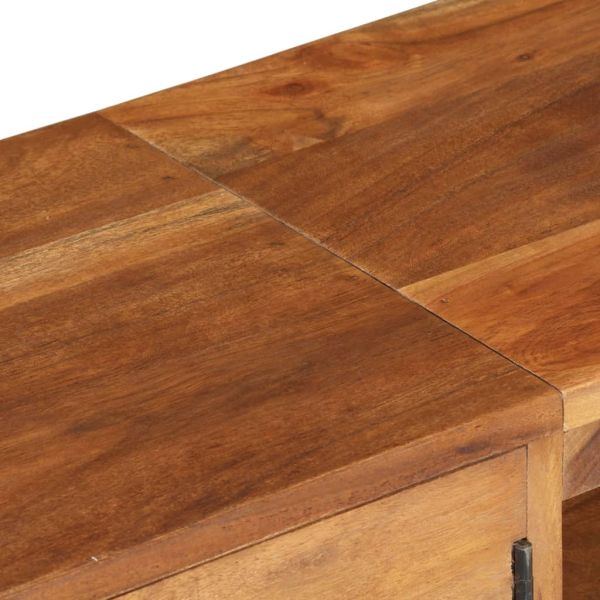 ТВ шкаф масивно дърво акация с меден шишам 140x30x40 см