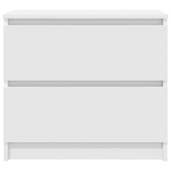 ТВ шкаф бял 60x35x54 cm Инженерна дървесина