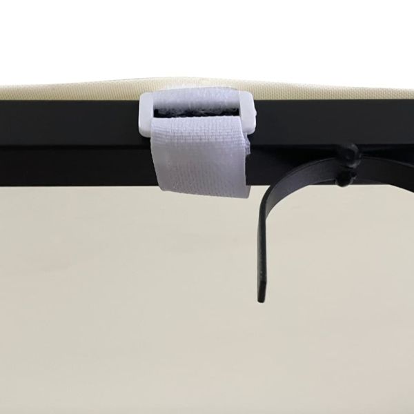 Навес таупе 2x2,3 м 180 г/м² плат и стомана