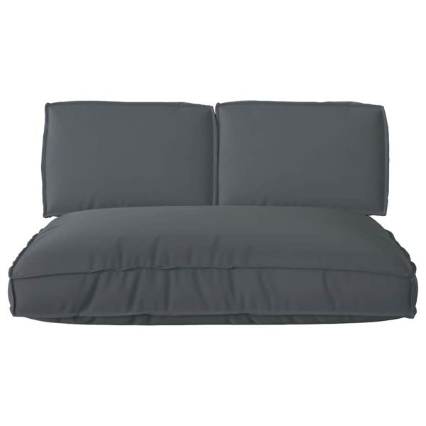 Комплект възглавници 3 pcs Антрацит Оксфордска тъкан