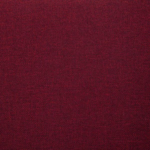 Пейка с отделение за съхранение 116 см виненочервена полиестер