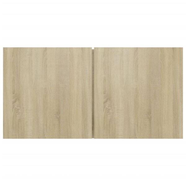 Комплект ТВ шкафове от 4 части, сонома дъб, инженерно дърво