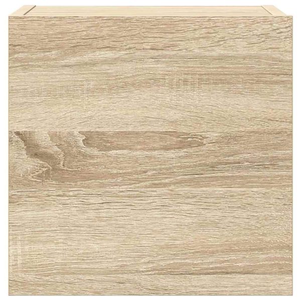 Комплект ТВ шкафове от 4 части, сонома дъб, инженерно дърво