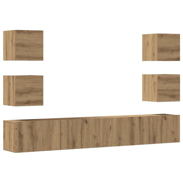 Комплект от 6 части за стенен монтаж на телевизора