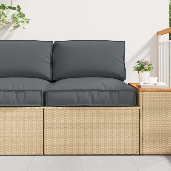 Комплект възглавници за палет 2 pcs Антрацит Оксфордска тъкан