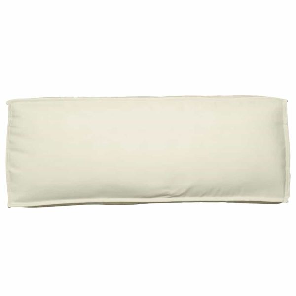 Комплект възглавници за палет 3 pcs Крем Оксфордска тъкан