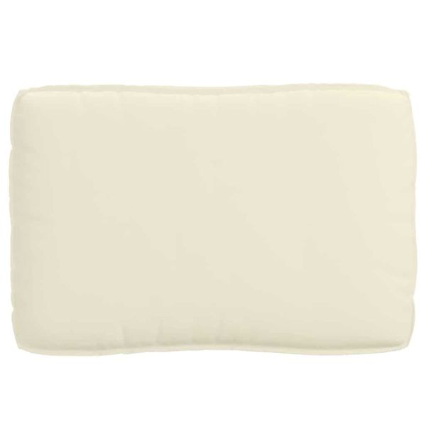 Комплект възглавници за палет 3 pcs Крем Оксфордска тъкан