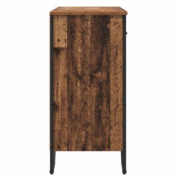 Служебен шкаф с чекмедже Старо дърво 79,5 x 35,5 x 74,5 см