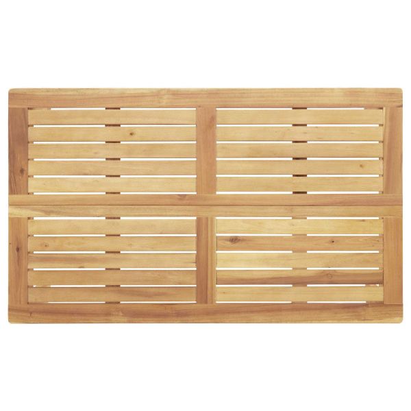 Комплект дивани 2 pcs Антрацит Солидно акациево дърво