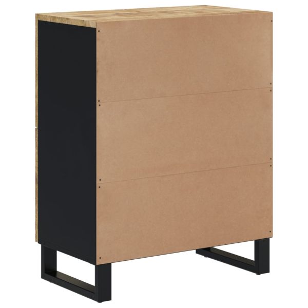 Сайдборд с 4 врати, 60x33x75 см, мангово дърво масив