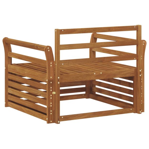 2 Брой Диван с подлакътници Естествен