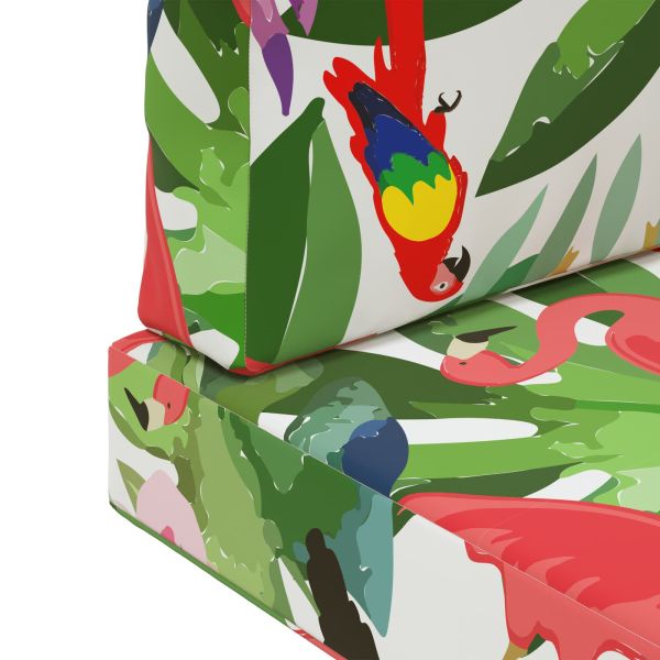 Възглавница за диван на открито 3 pcs цветно Полиестер