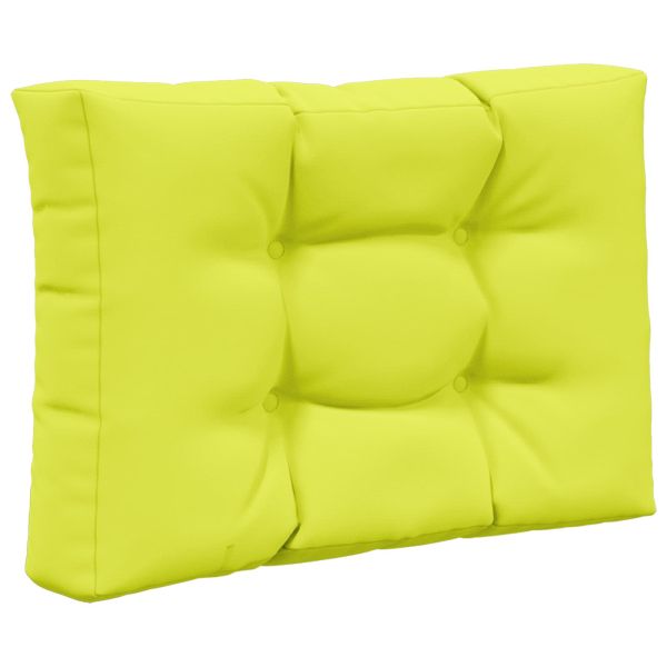 Възглавница за диван на открито 3 pcs Зелен Полиестер