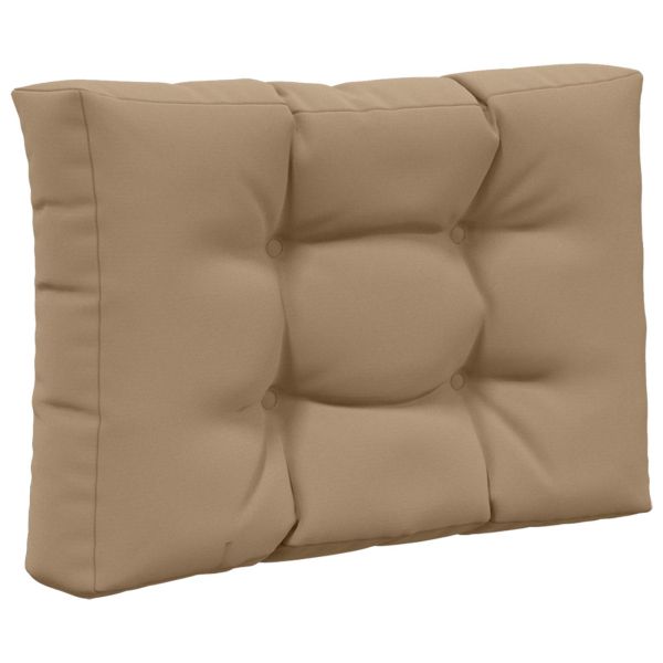 Възглавница за диван на открито 3 pcs Таупе Полиестер