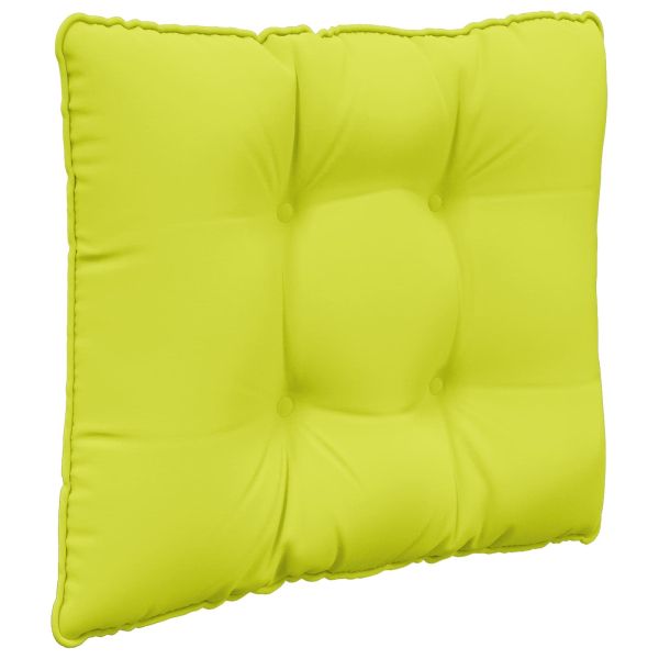 Възглавница за диван на открито 3 pcs Зелен Полиестер