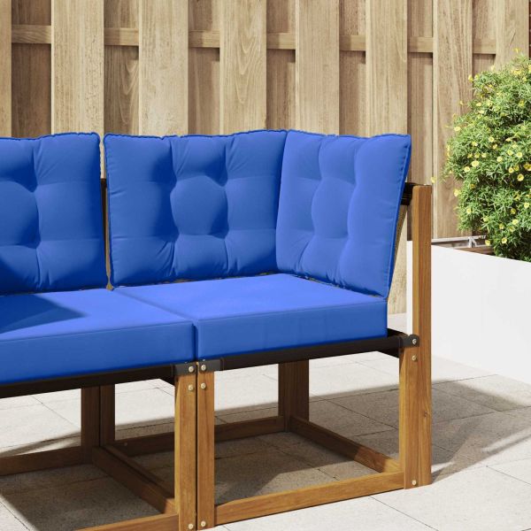 Възглавница за диван на открито 3 pcs Тюркоаз Полиестер