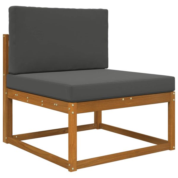 Възглавница за диван на открито 2 pcs Антрацит Полиестер