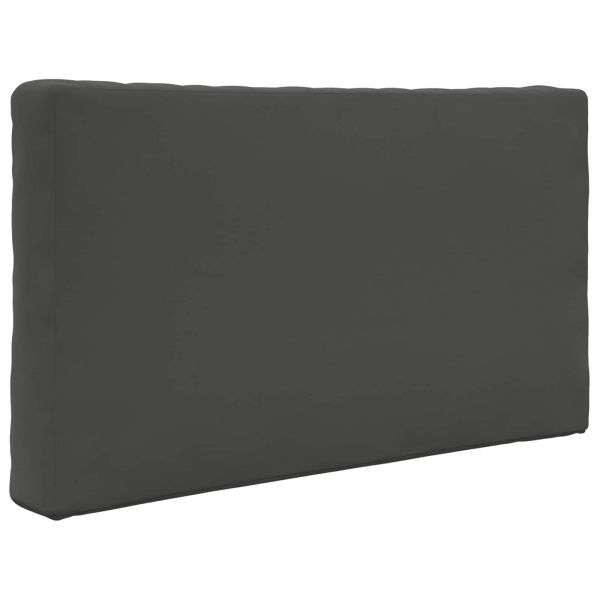 Възглавница за диван на открито 2 pcs Антрацит Полиестер