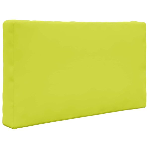 Възглавница за диван на открито 2 pcs Зелен Полиестер