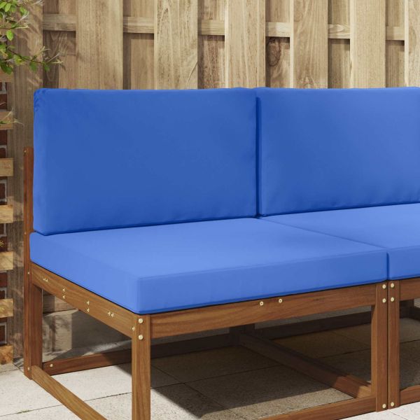 Възглавница за диван на открито 2 pcs Тюркоаз Полиестер