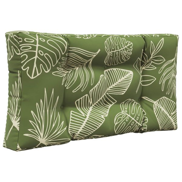 Възглавница за диван на открито 2 pcs Дизайн с листа Полиестер