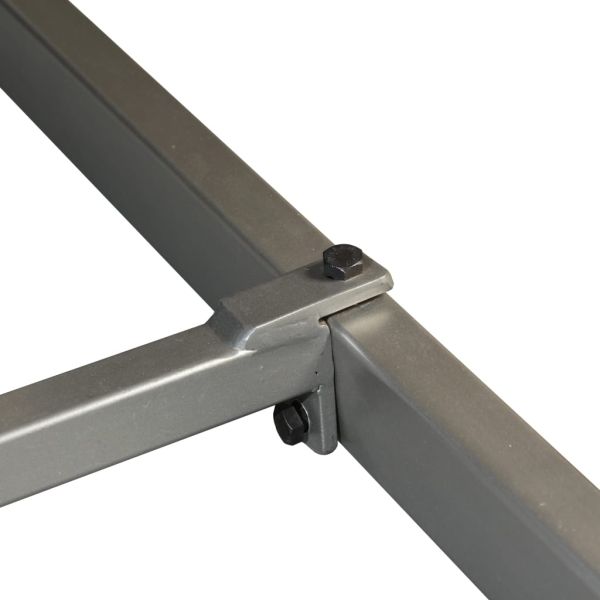 Трапезна маса, акация масив и стомана, 180 cм