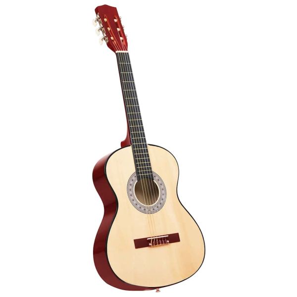 Класическа китара за начинаещи с калъф, 3/4, 36"