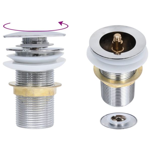 Мивка за баня с кран и сифон, златисто закалено стъкло