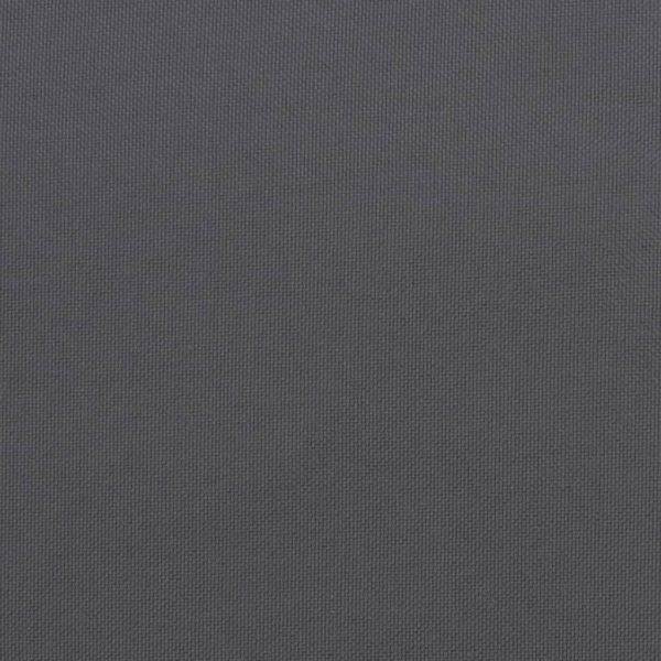 Възглавница за градинска пейка антрацит 120x50x7см оксфорд плат