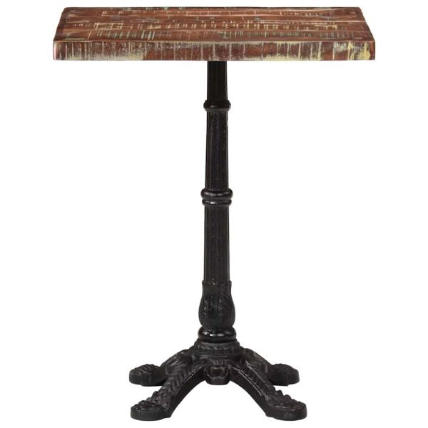 Бистро маса, 60x60x76 см, регенерирано дърво масив