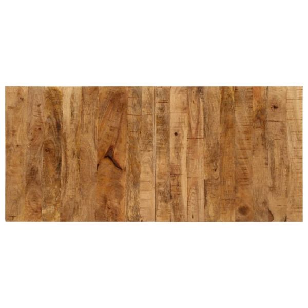 Бар комплект от 5 части, масивна мангова дървесина