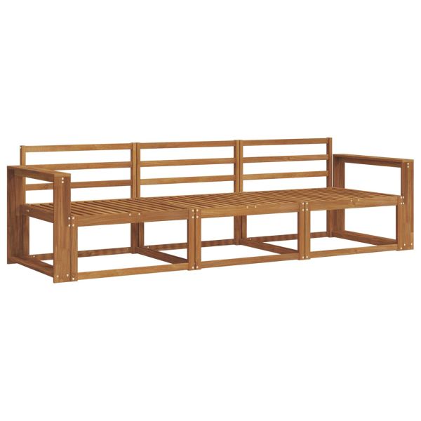 Комплект дивани за открито 3 pcs Естествен