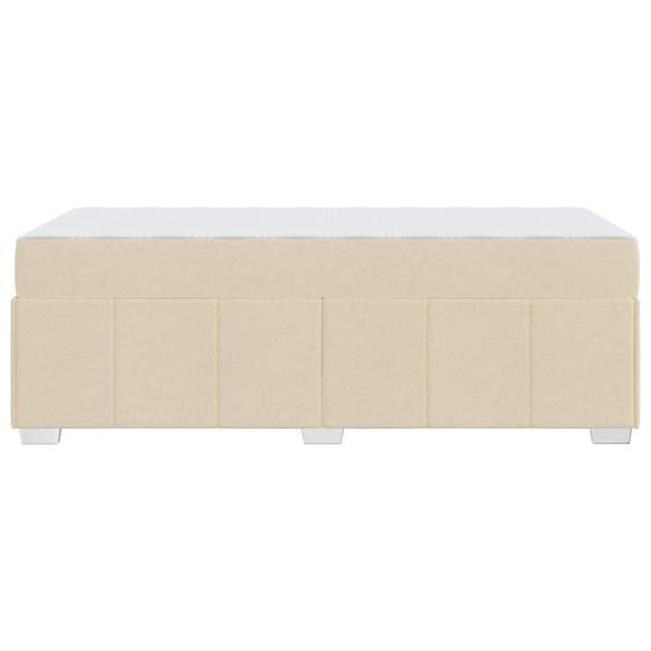 Рамка за легло с матрак Крем 90 x 190 cm текстил