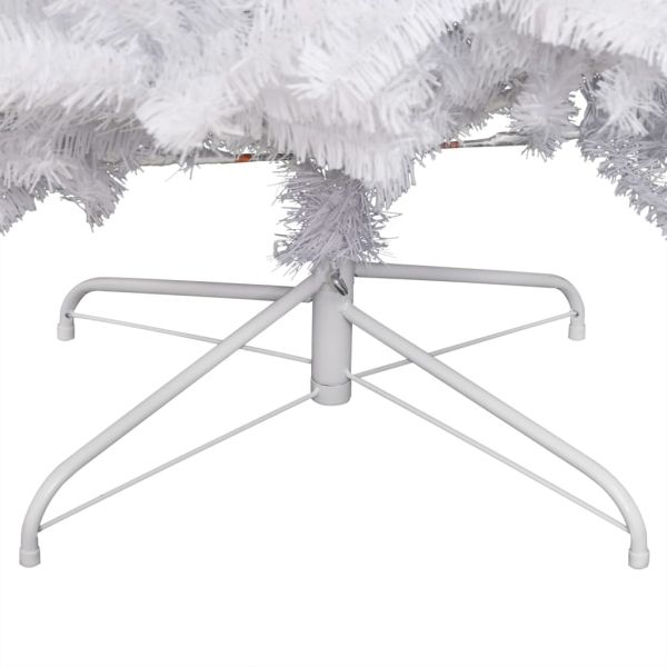 Изкуствена коледна елха с шарнири и флокиран сняг 120 см